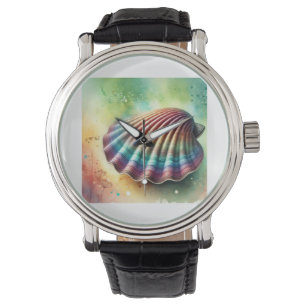 Reloj De Pulsera Smooth Clam in the Ocean Light 040924AREF117 - Wat
