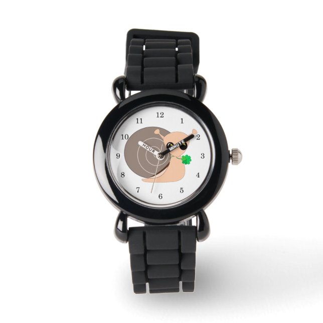 Reloj De Pulsera Snack de Lucky Watch con Clover (Anverso)