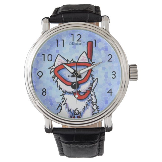 Reloj De Pulsera Snorkel Westie Wrist Watch (Anverso)