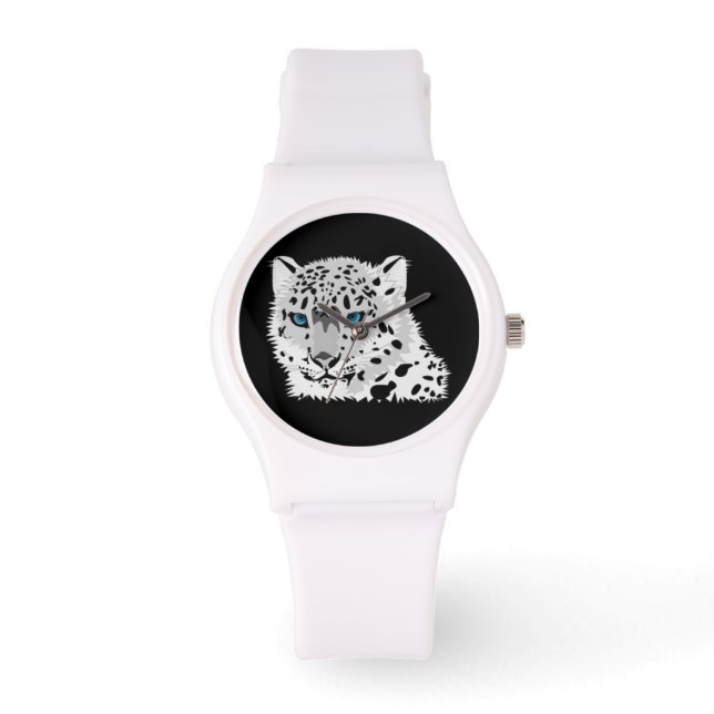 Reloj De Pulsera Snow Leopard (Anverso)