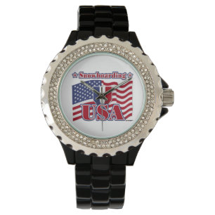 Reloj De Pulsera Snowboard EE.UU.