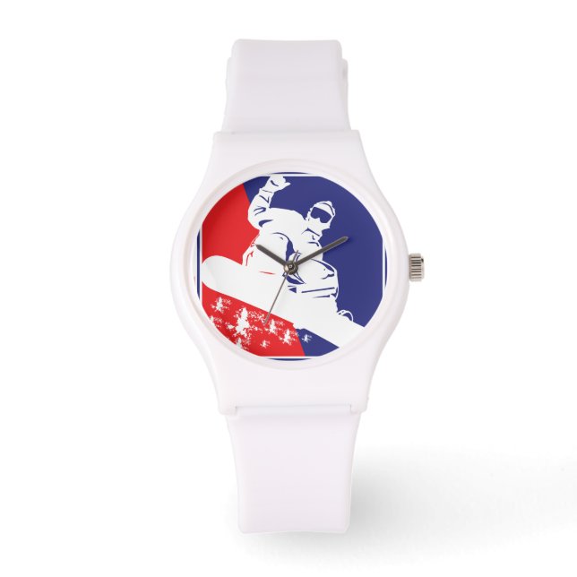 Reloj De Pulsera Snowboarder (Anverso)