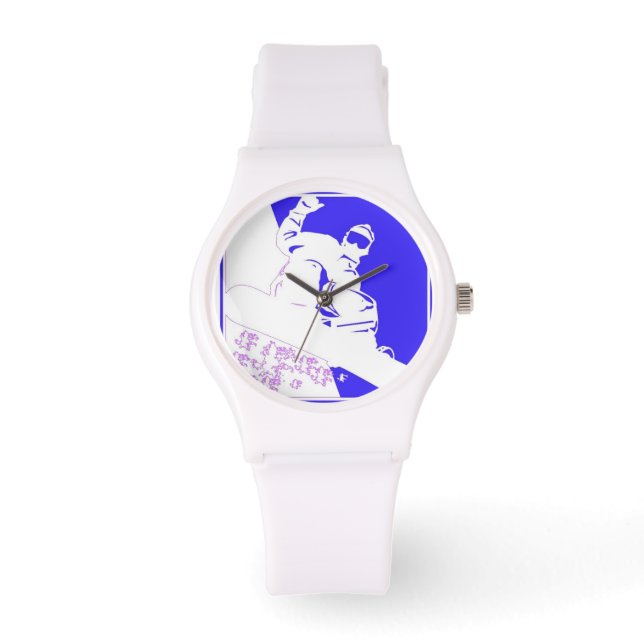 Reloj De Pulsera Snowboarder (Anverso)