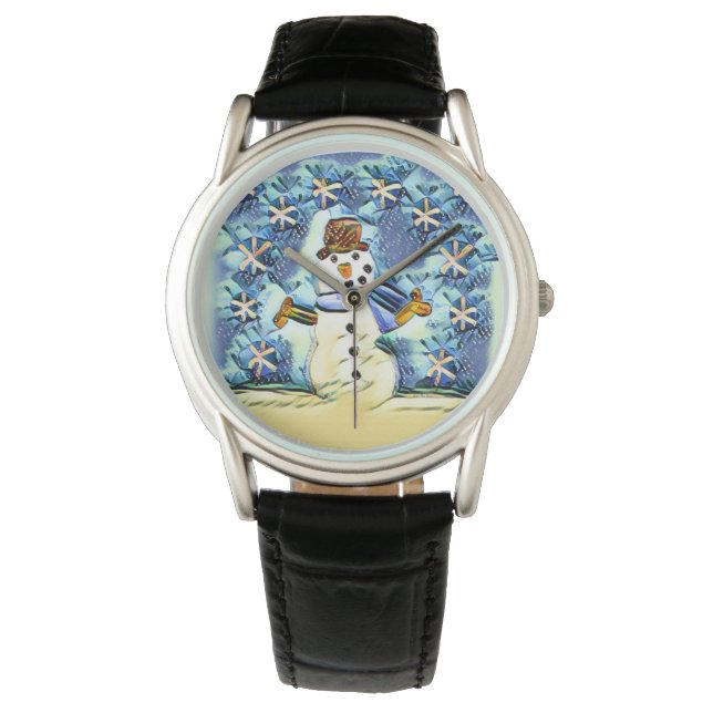 Reloj De Pulsera Snowie Snowman (Anverso)