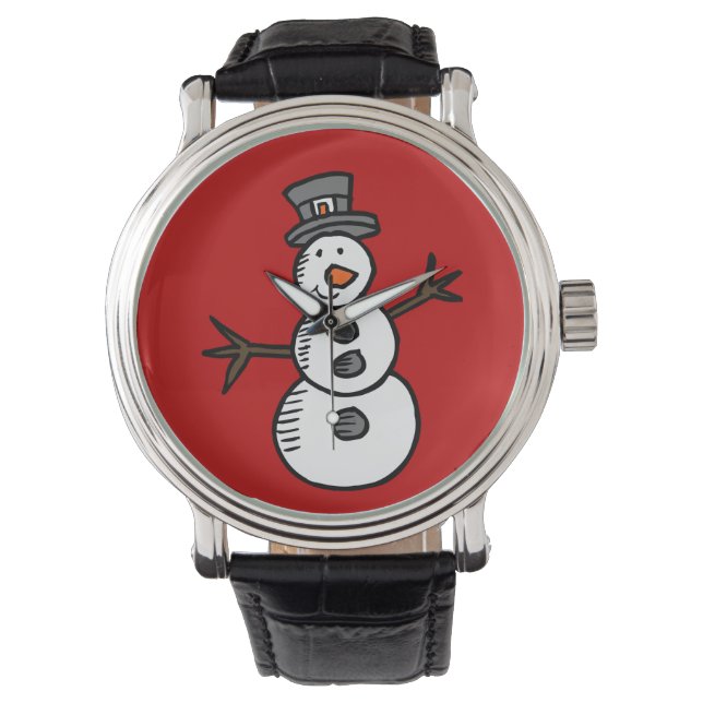 Reloj De Pulsera Snowman (Anverso)