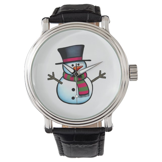 Reloj De Pulsera Snowman (Anverso)