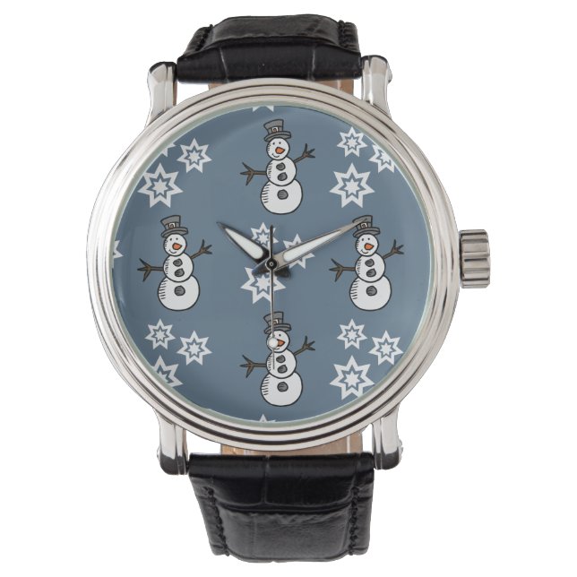 Reloj De Pulsera Snowman (Anverso)