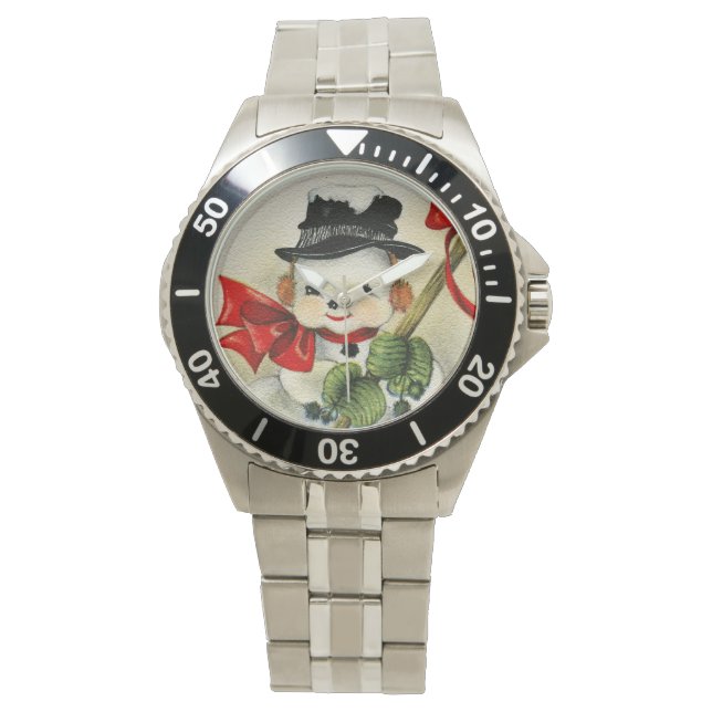 Reloj De Pulsera Snowman 004 (Anverso)