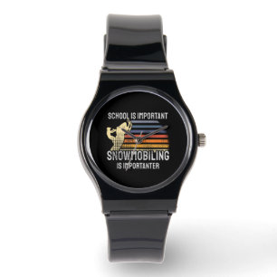 Reloj De Pulsera Snowmobling Snowmobile