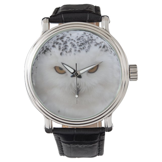 Reloj De Pulsera Snowy Owl (Anverso)