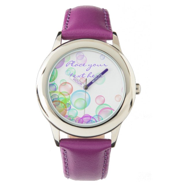 Reloj De Pulsera Soap Bubbles (Anverso)