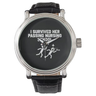 Reloj De Pulsera Sobreviví a su paso por la escuela de enfermería E
