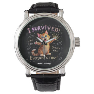 Reloj De Pulsera Sobreviví, Estoy Bien, Estás Bien