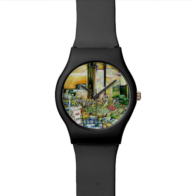 Reloj De Pulsera Socavar la gentrificación artística (De cerca)