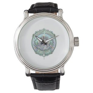 Reloj De Pulsera Sociedad de Magia del Bosque de Unicornios Diseño 