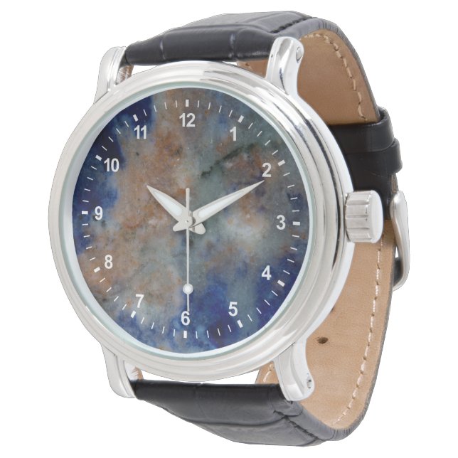 Reloj De Pulsera Sodalita Azul Primer Plano (Angular)