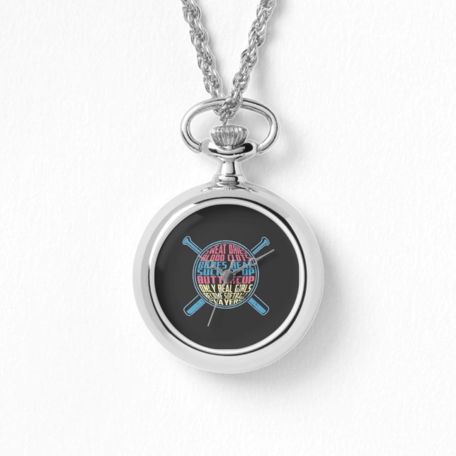Reloj De Pulsera Softbol (Anverso)