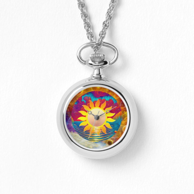 Reloj De Pulsera Sol cósmico (Anverso)