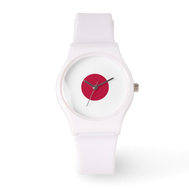 Reloj De Pulsera Sol Rojo Japón (Anverso)