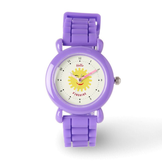 Reloj De Pulsera Sol sonriente (Anverso)