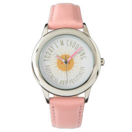 Reloj De Pulsera Sol sonriente lindo 