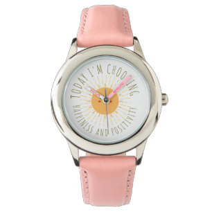Reloj De Pulsera Sol sonriente lindo