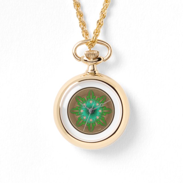Reloj De Pulsera Sol verde (Anverso)