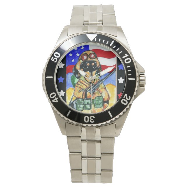 Reloj De Pulsera Soldado Doxie (Anverso)