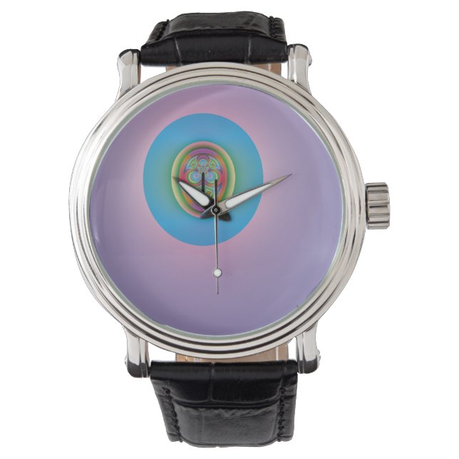 Reloj De Pulsera Solitario azul (Anverso)