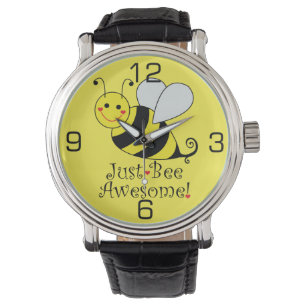 Reloj De Pulsera Sólo Bee Awesome Cute Yellow Bumble Bee