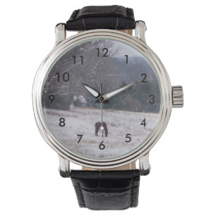 Reloj De Pulsera Solo En La Nieve