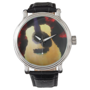 Reloj De Pulsera Solo guitarra en aceite
