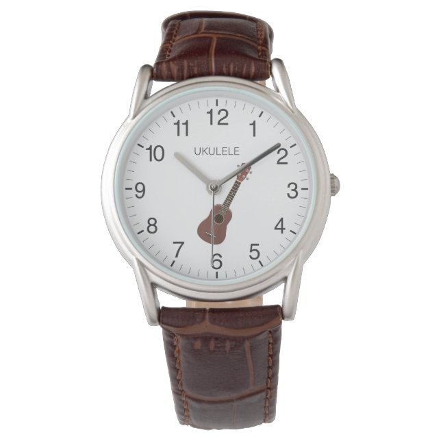 Reloj De Pulsera Solo toca el Ukulele (Anverso)