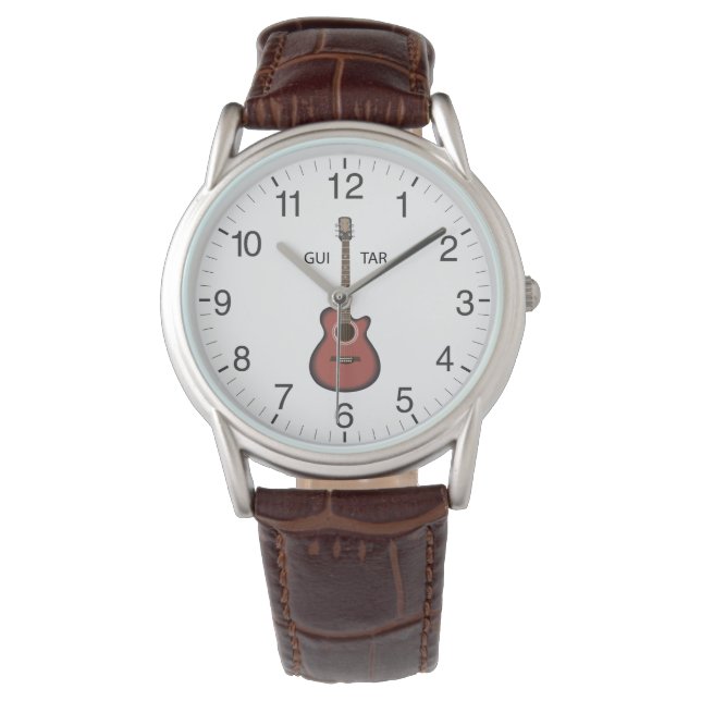 Reloj De Pulsera Solo toca la guitarra (Anverso)