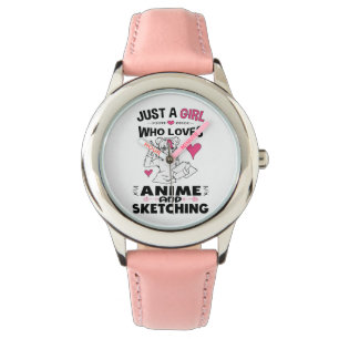 Reloj De Pulsera Solo un Chica que ama a los Chicas animadores y de