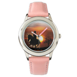 Reloj De Pulsera solo un chica que ama los caballos
