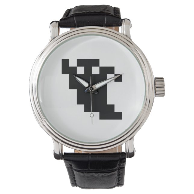 Reloj De Pulsera Sombra de fantasma de 8 bits (Anverso)