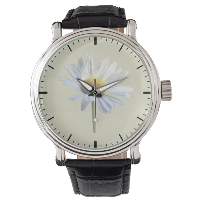 Reloj De Pulsera Sombra margarita y luz (Anverso)