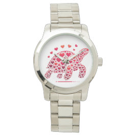 RELOJ DE PULSERA SOMBRAS DE LA TORTUGA CARDÍACA DE VALENTINA ROJA