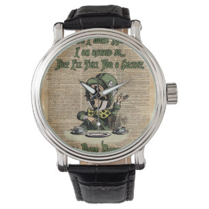 Reloj De Pulsera Sombrerero enojado, Alicia en el país de las