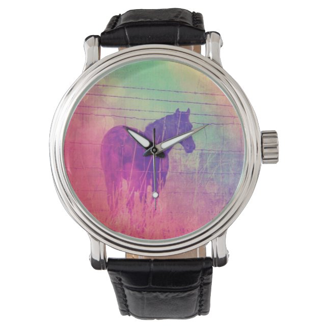Reloj De Pulsera Soñando con caballos (Anverso)