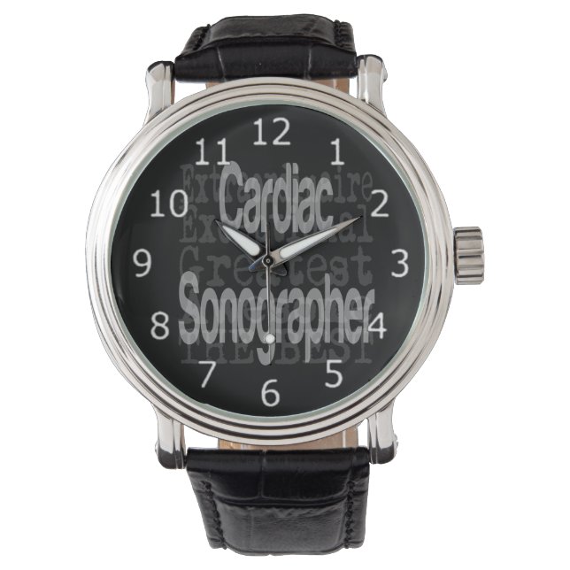 Reloj De Pulsera Sonógrafo cardíaco Extraordinario (Anverso)