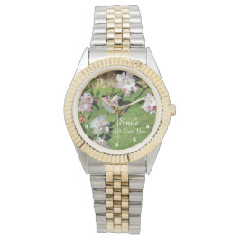 Reloj De Pulsera Sonríe Dios te ama, florines Inspiradores