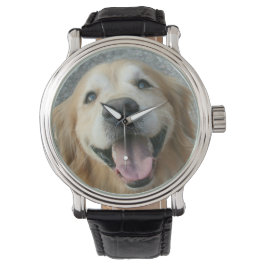 Reloj De Pulsera Sonriente Golden Retriever