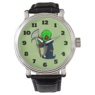 Reloj De Pulsera Sonriente Grim Reaper Ilustracion de Guay espeluzn