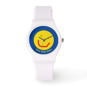 Reloj De Pulsera Sonriente Sol feliz cara