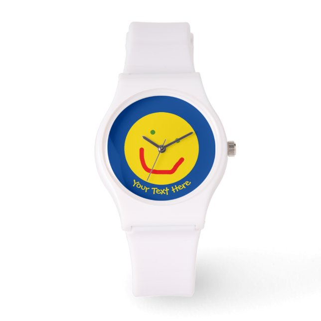 Reloj De Pulsera Sonriente Sol feliz cara (Anverso)