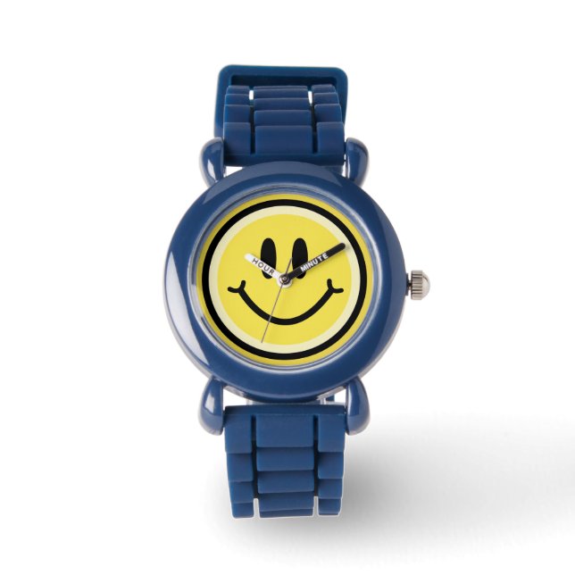 Reloj De Pulsera Sonrisa amarilla (Anverso)