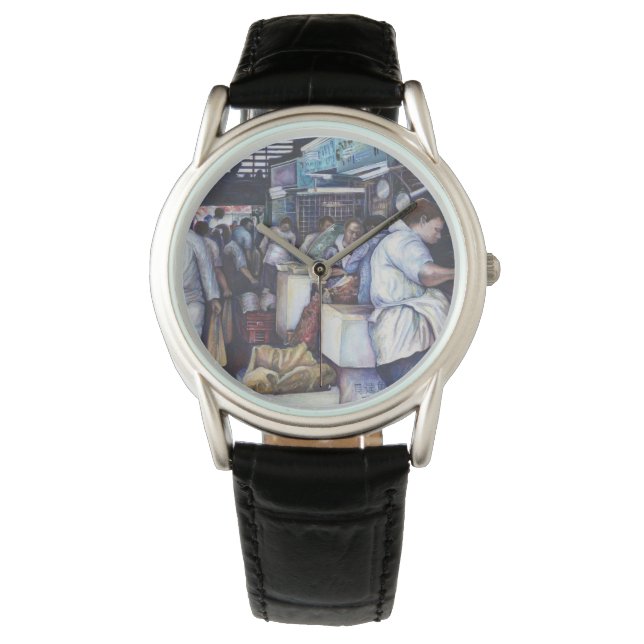 Reloj De Pulsera Sopa De Cabeza De Pescado, Singapur (Anverso)