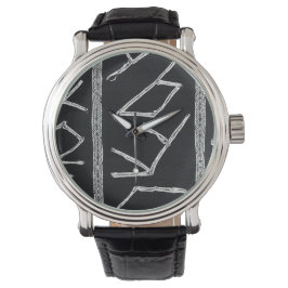 Reloj De Pulsera Sophisticated Luxury African Caribbean Mudcloth